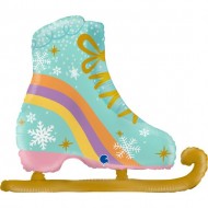 Ice Skate Ice Skating Supershape Birthday Balloon